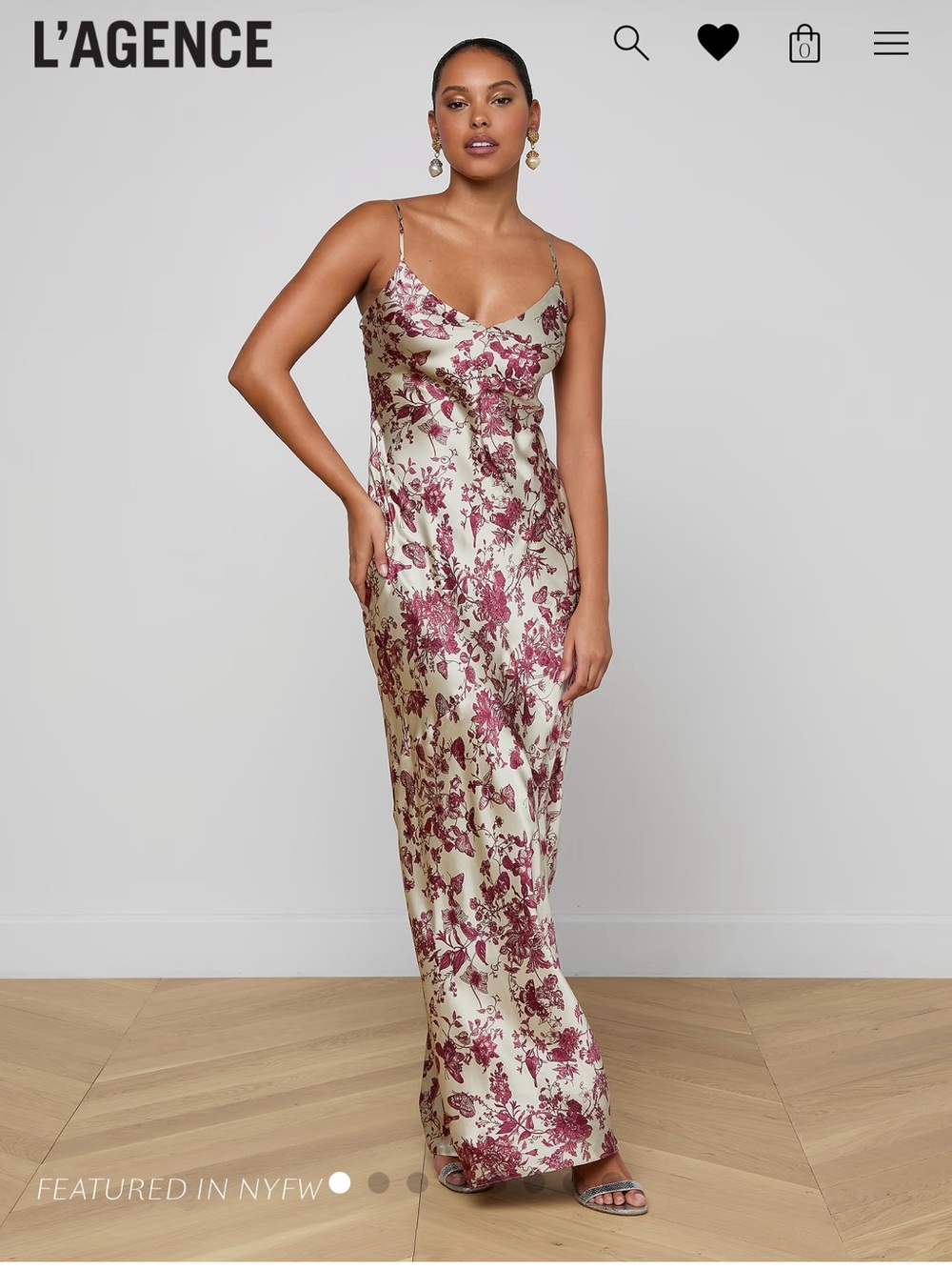 L'AGENCE Serita Silk Dress